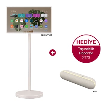 LG StanbyME 2 Kişisel Ekran Satın Alımlarında XT7S Hoparlör Hediye, 27LX6TDGA.XT7S